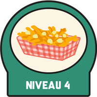 Niveau 4 Badge
