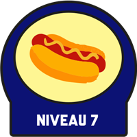 Niveau 7 Badge