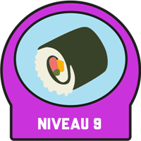 Niveau 9 Badge